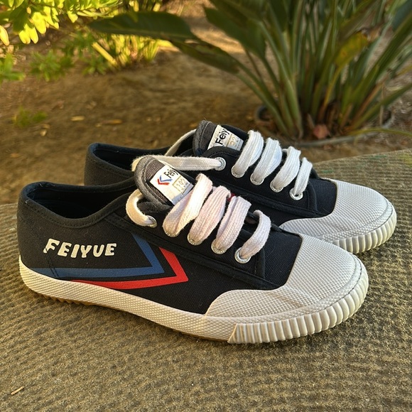 Feiyue 1920s Navy Canvas Sneakers – 7W / EUR 38 Heritage Style - Picture 9 of 13